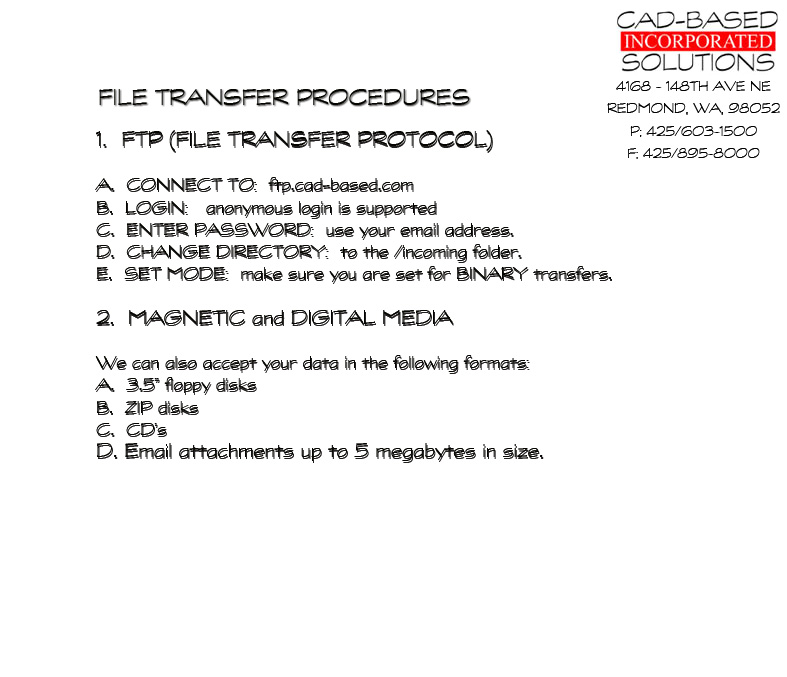 FTP info
